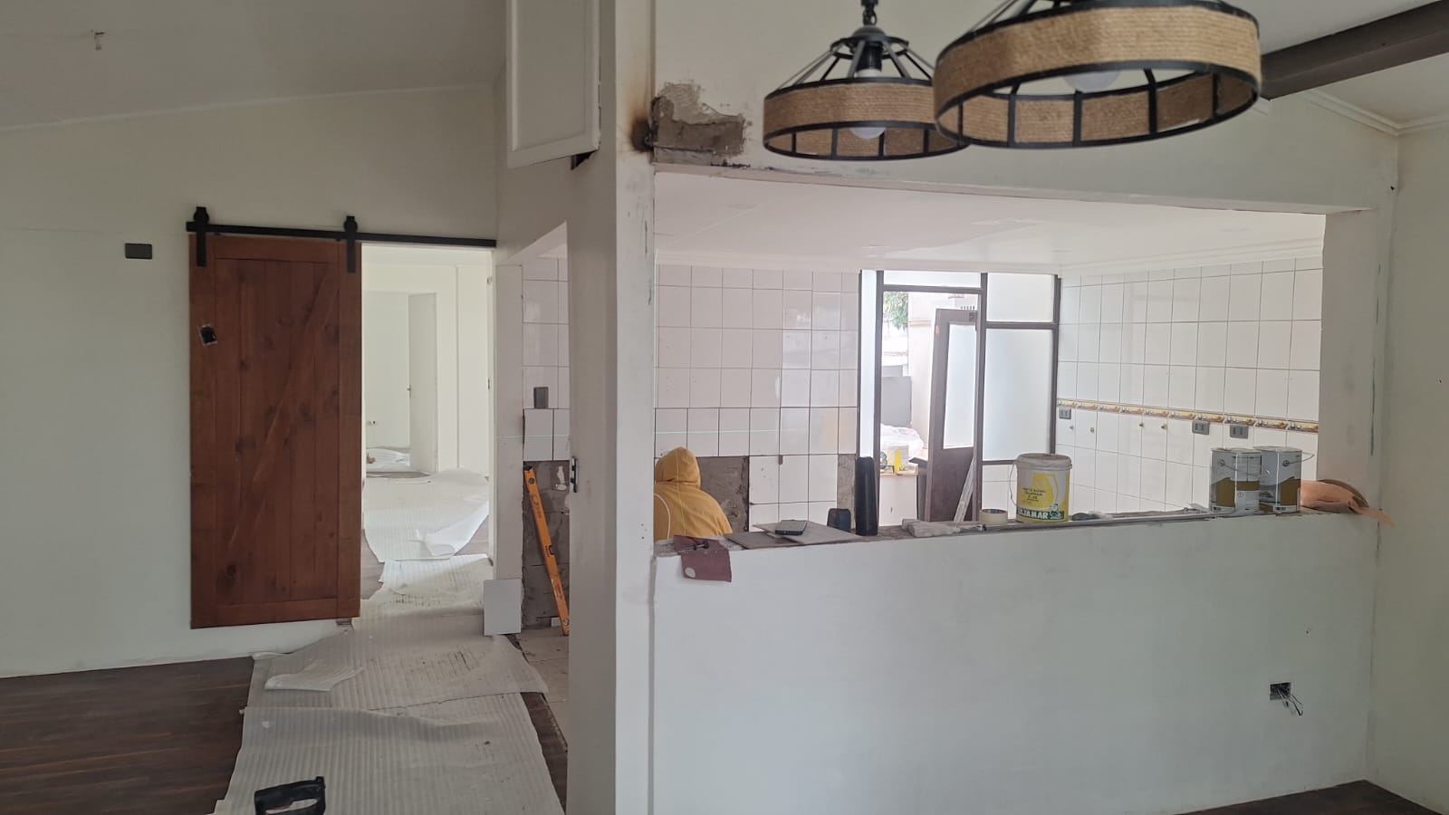 Cambio de cubierta — Cocina, Casa Batuco