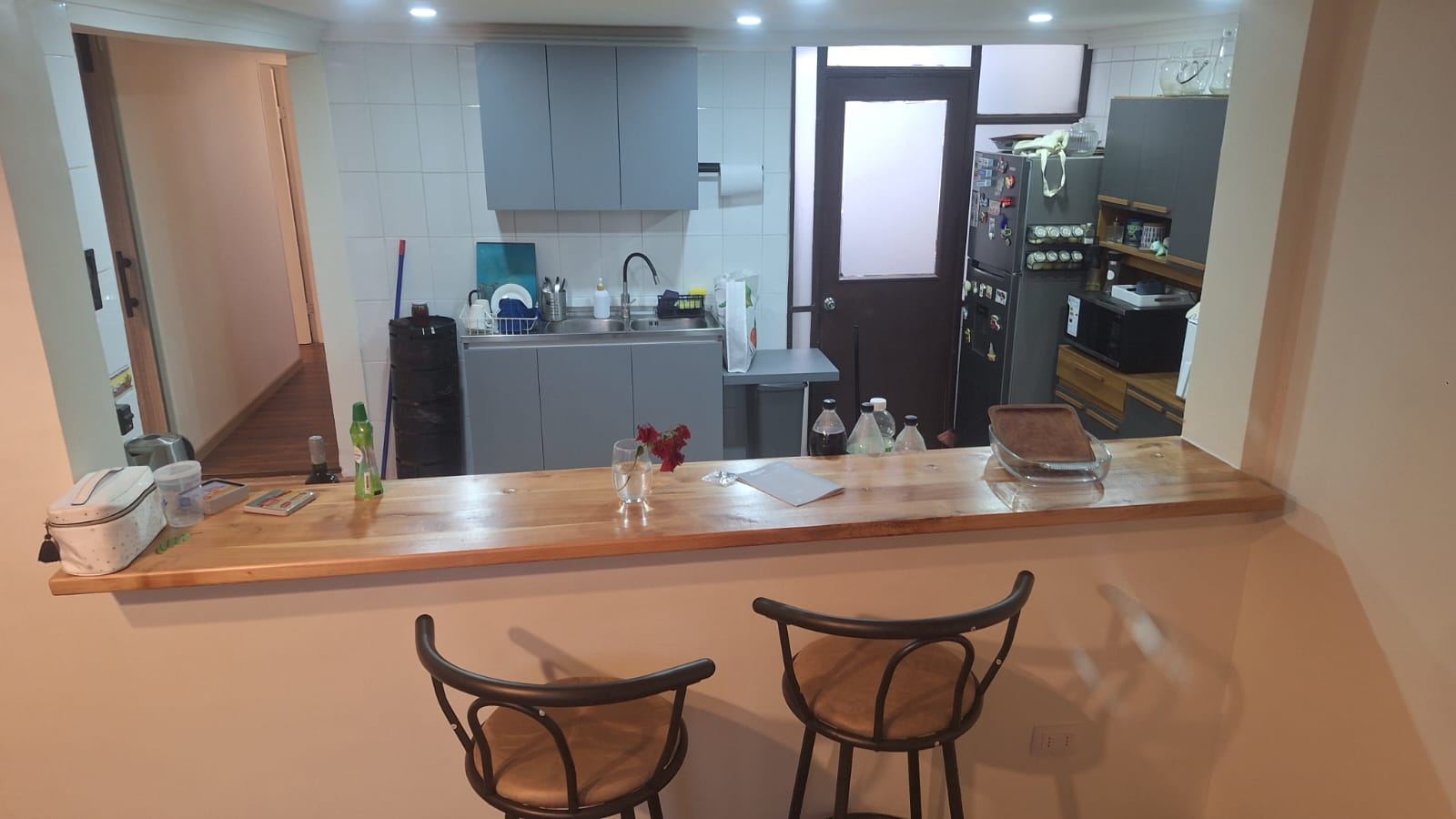Cambio de cubierta — Cocina, Casa Batuco