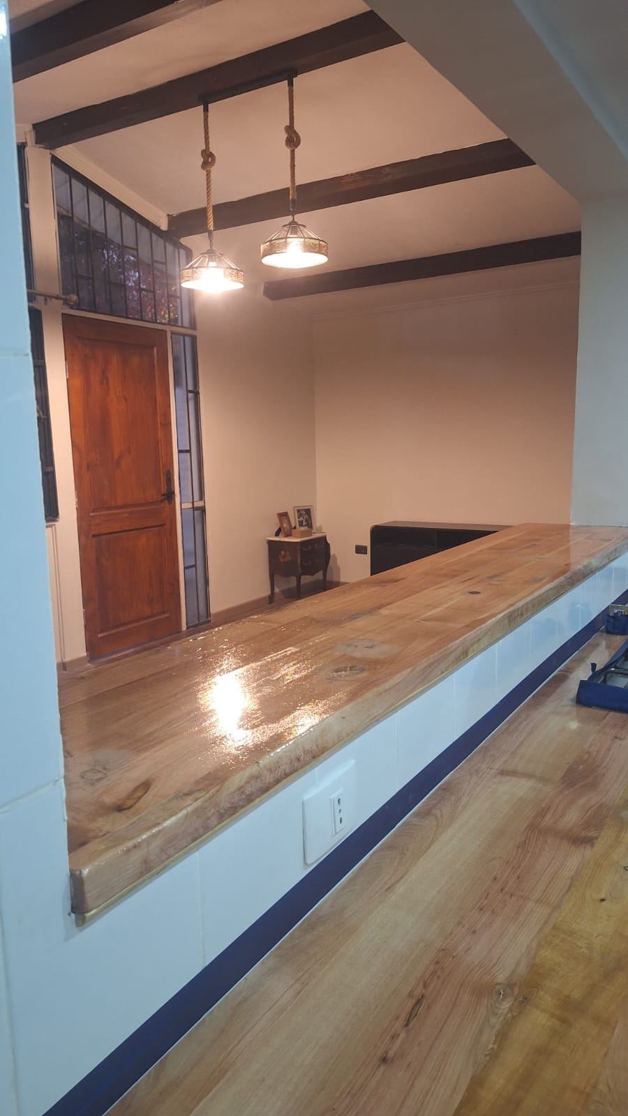 Cambio de cubierta — Cocina, Casa Batuco