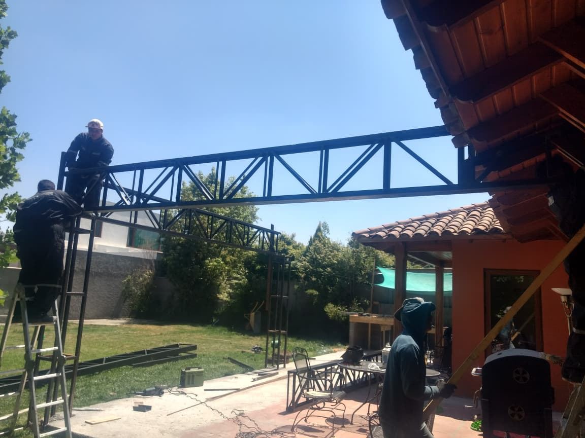 Construcción de quincho — Agarrobos